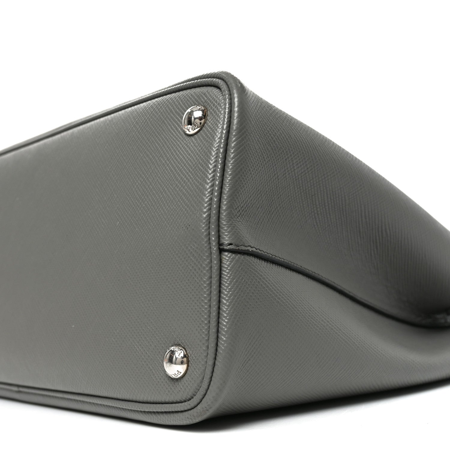 Prada Saffiano Cuir Small Double Bag Marmo 1909370 – FASHIONPHILE