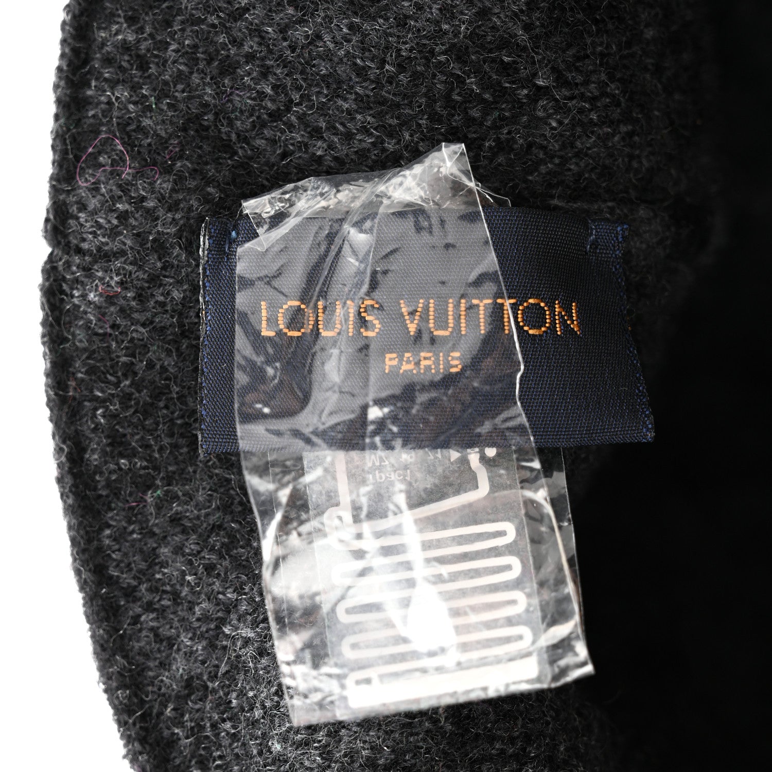 Louis Vuitton Wool Bonnet Petit Damier Graphite Beanie Hat 4 of 5