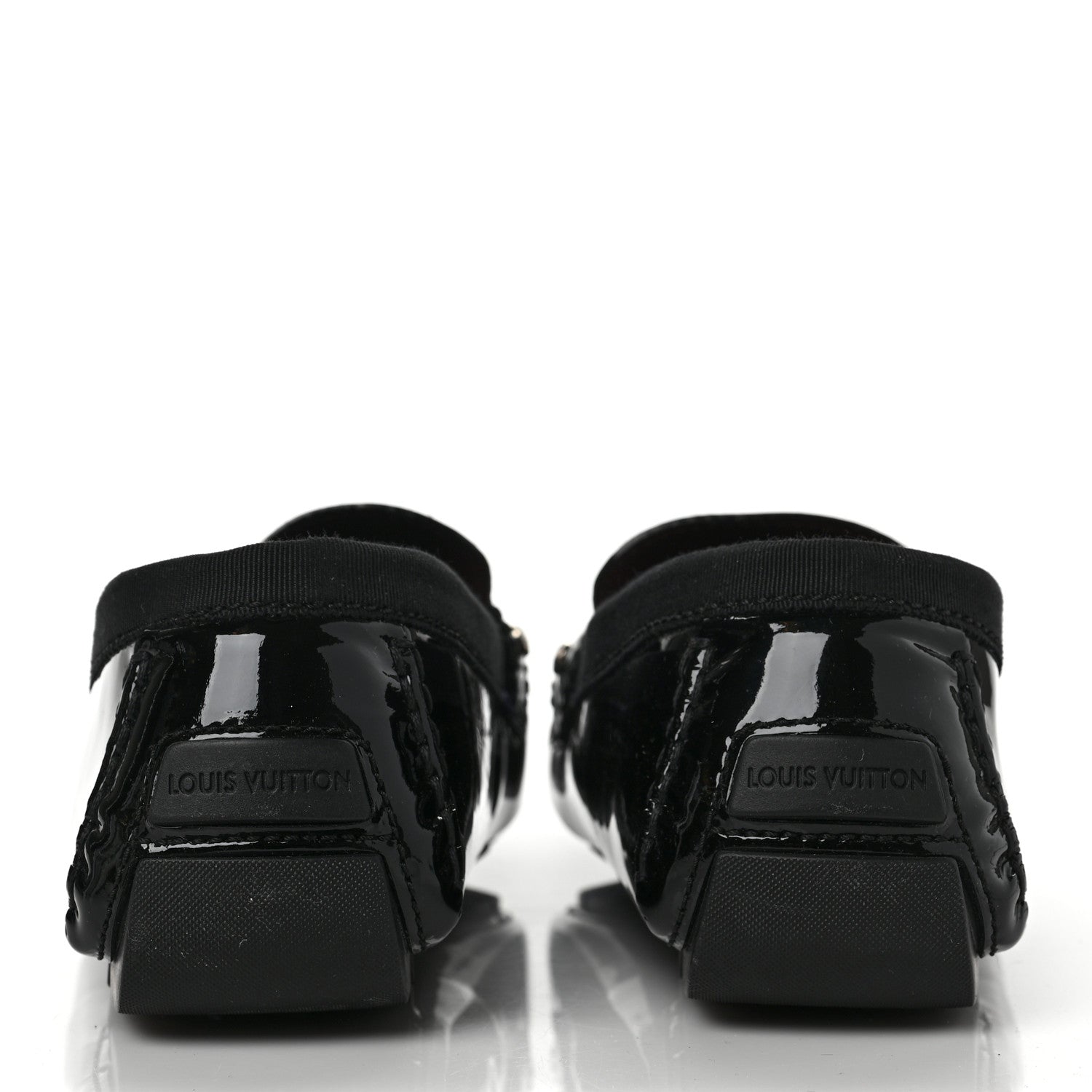 Louis Vuitton Patent Mens Monte Carlo Loafers 13 Black 5 of 9