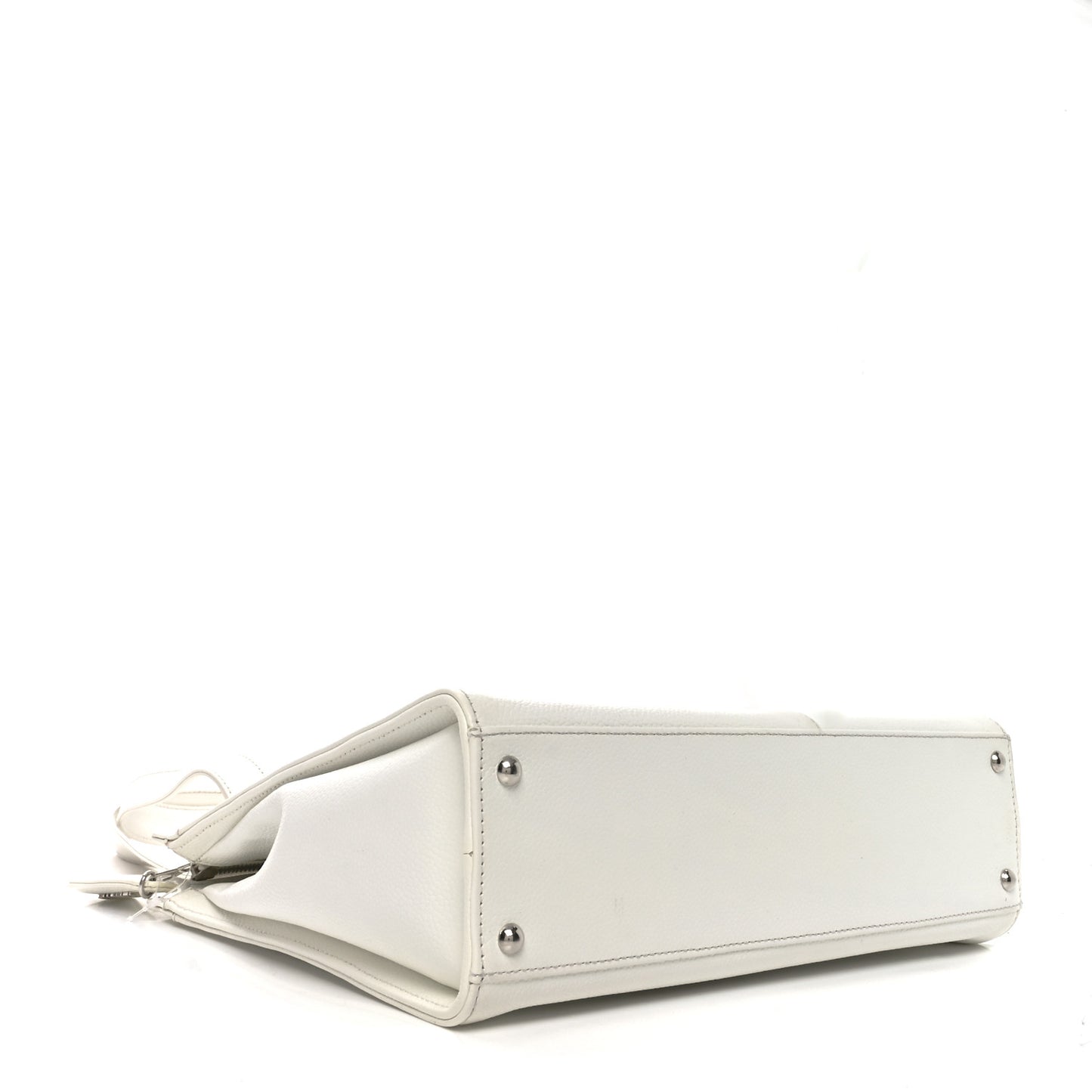 Caviar CC Shoulder Bag White