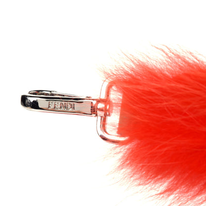 Fendi Fox Fur Strap You Red Navy 4 of 4