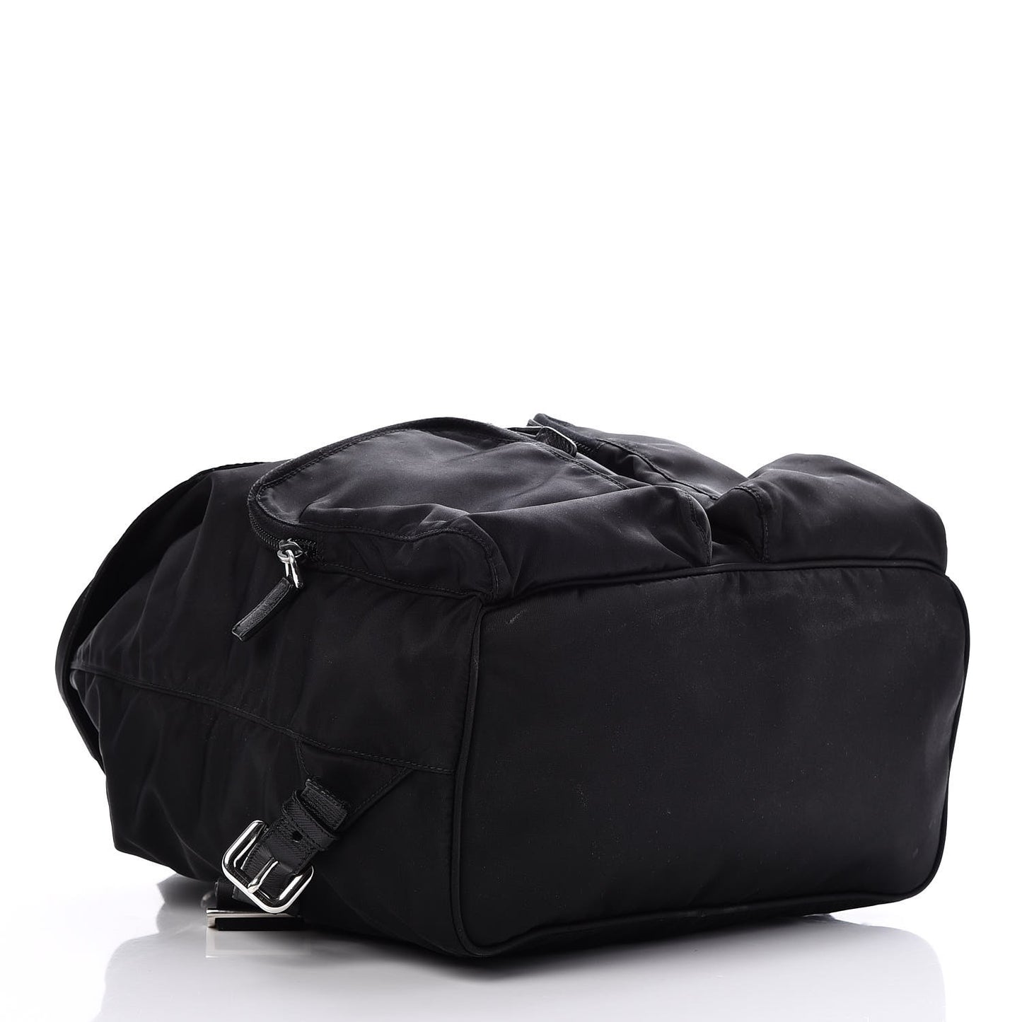 Tessuto Nylon Saffiano Vela Backpack Black