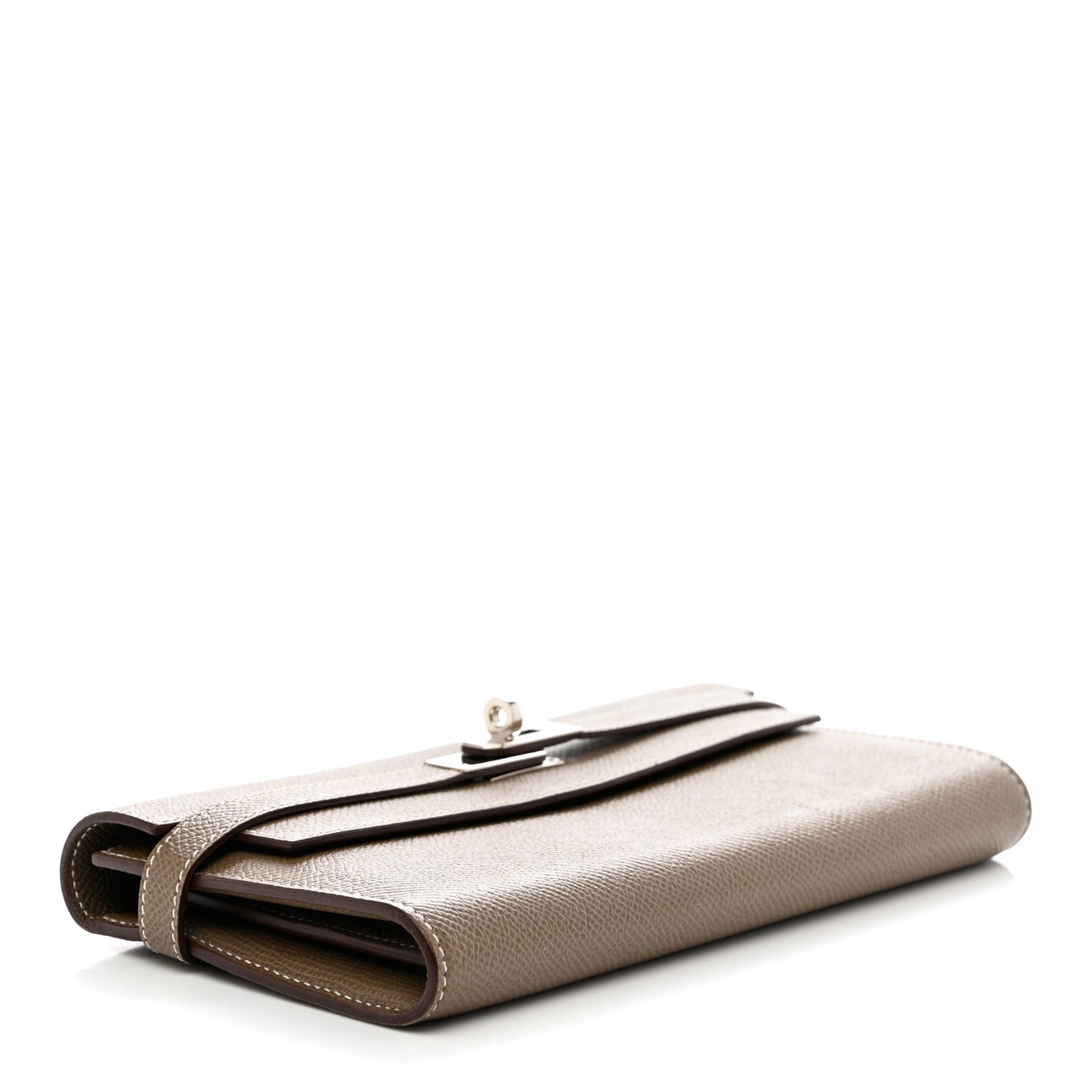 Epsom Kelly Longue Wallet Etoupe