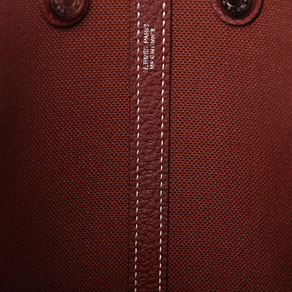 Hermes Toile Buffle Skipper Garden Party 30 TPM Rouge H 7 of 10