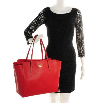 Gucci Dollar Calfskin Medium Swing Tote Oxidation 2 of 8