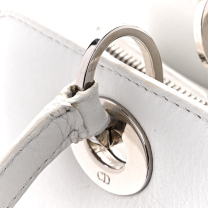Christian Dior Calfskin Soft Lady Dior East West White 16 of 17