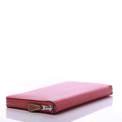 Hermes Epsom Silk'In Wallet Rose Jaipur 4 of 7