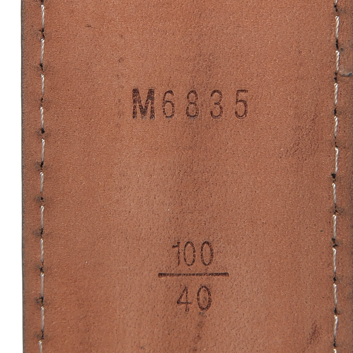 Louis Vuitton Damier Ebene Riveted Belt 100 40 5 of 7