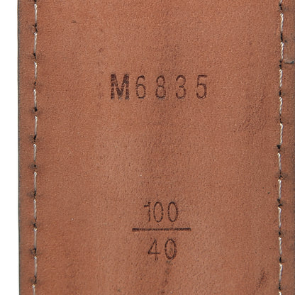 Louis Vuitton Damier Ebene Riveted Belt 100 40 5 of 7