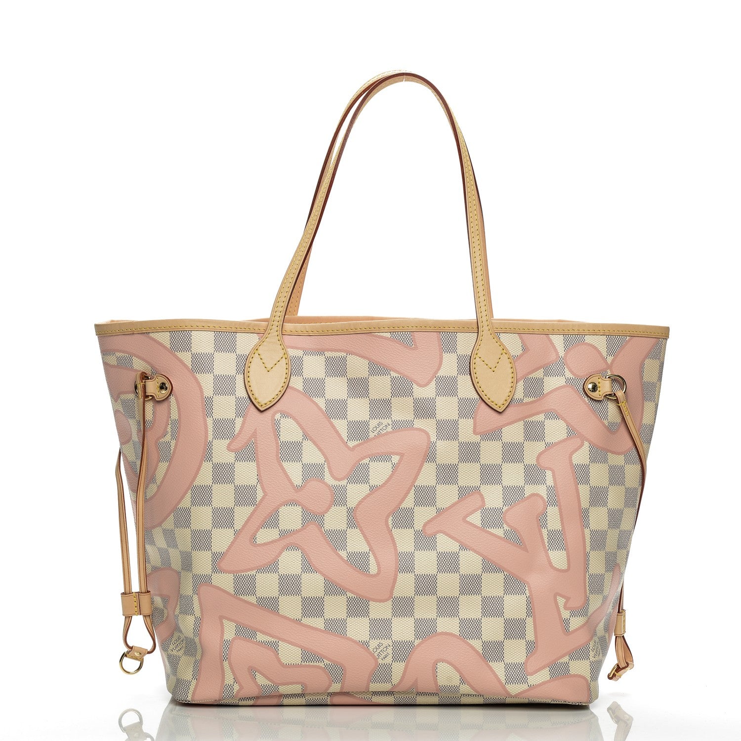 Louis Vuitton Damier Azur Tahitienne Neverfull MM 3 of 8