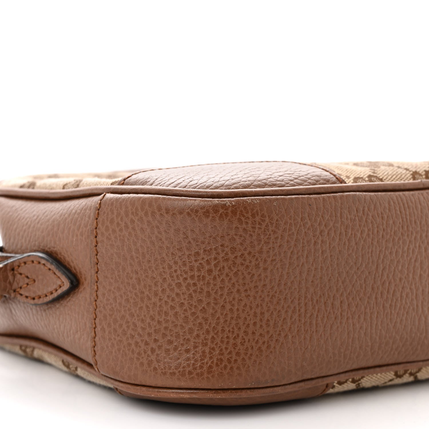 Gucci Monogram Mini Bree Messenger Bag Beige Tabacco 9 of 11
