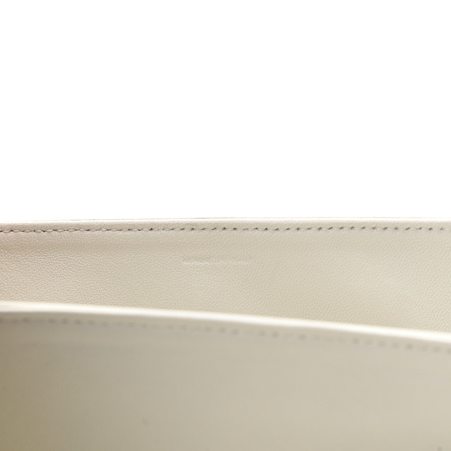 Celine Shiny Calfskin Medium Triomphe White 8 of 11