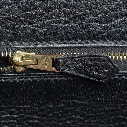Hermes Taurillon Clemence Kelly 40 Black 16 of 35