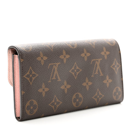 Louis Vuitton Monogram Emilie Wallet Rose Ballerine 3 of 8