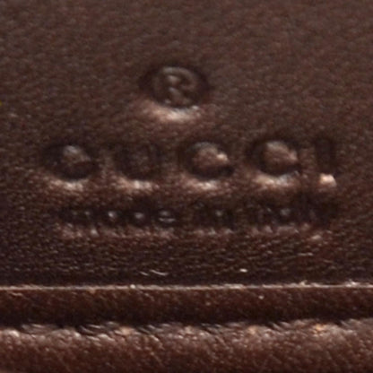 Gucci Monogram Margaux Calfskin Sukey Zip Around Wallet Beige Ebony Cocoa 7 of 7