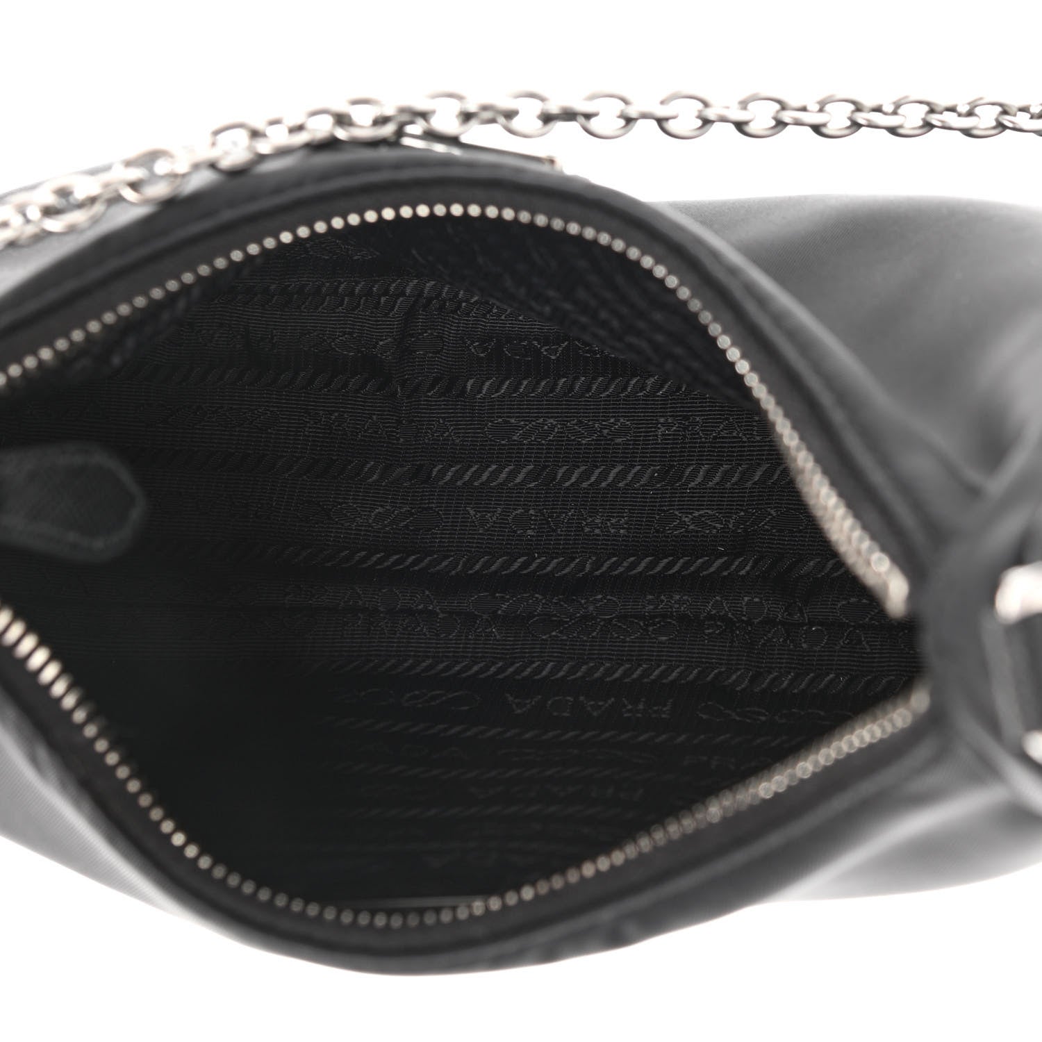 Prada Nylon Re-Edition 2005 Shoulder Bag Black 5 of 11
