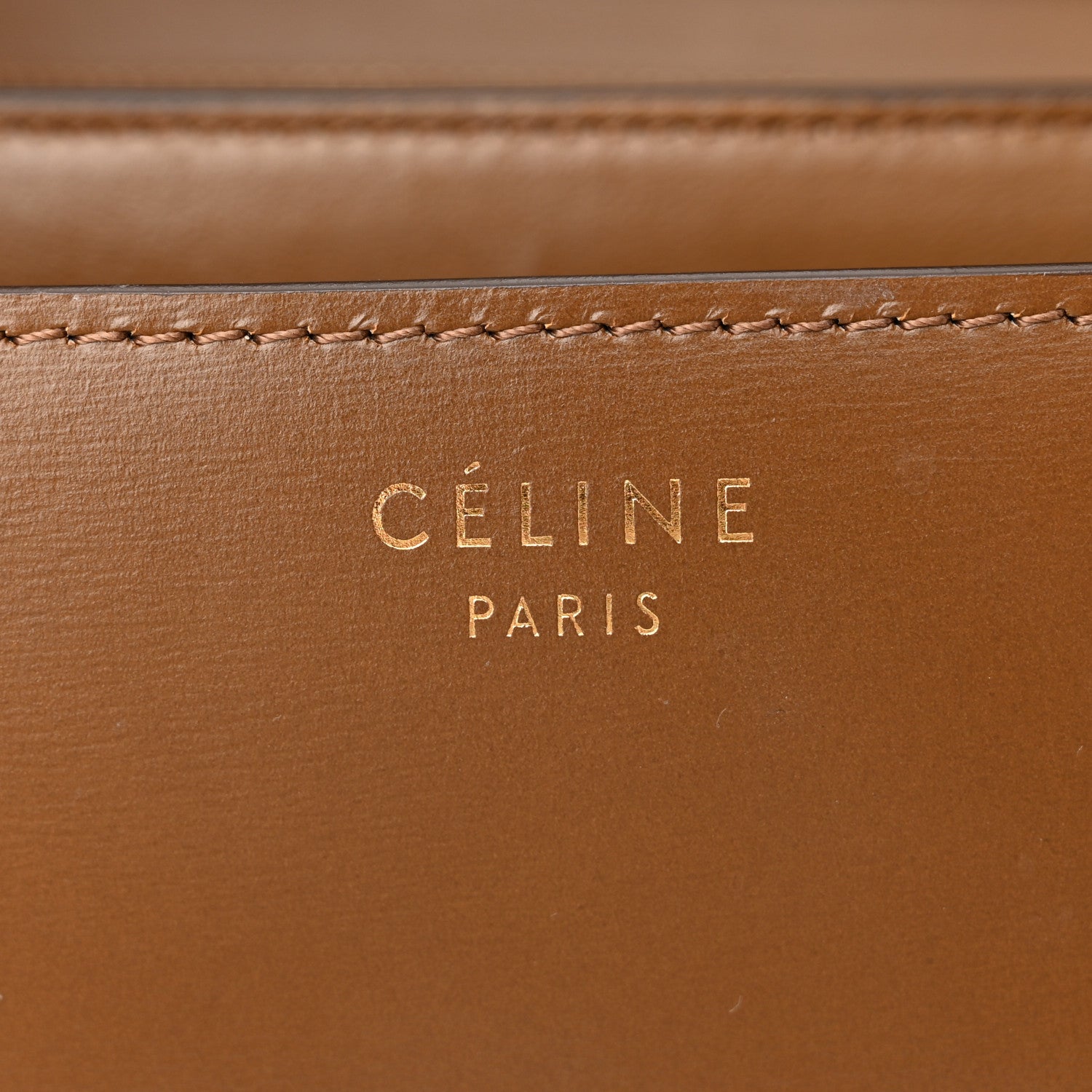 Celine Box Calfskin Medium Classic Box Flap Bag Camel 6 of 14