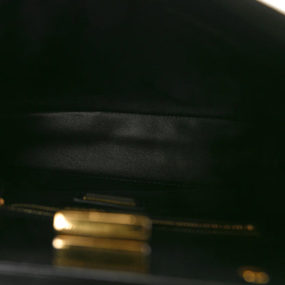 Fendi Nappa Mini Peekaboo Iconic Satchel Black 5 of 10
