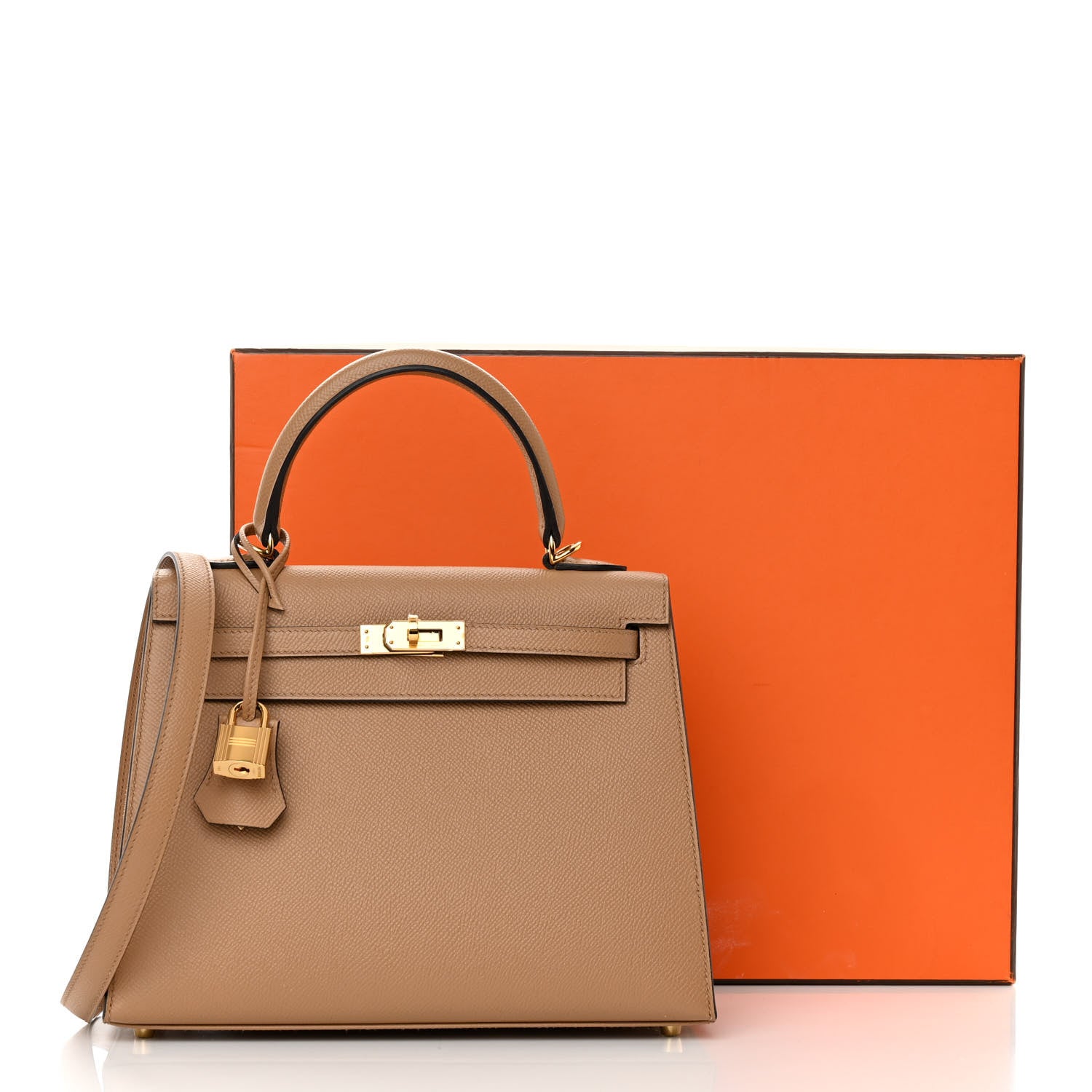 Hermes Epsom Kelly Sellier 25 Chai 10 of 10