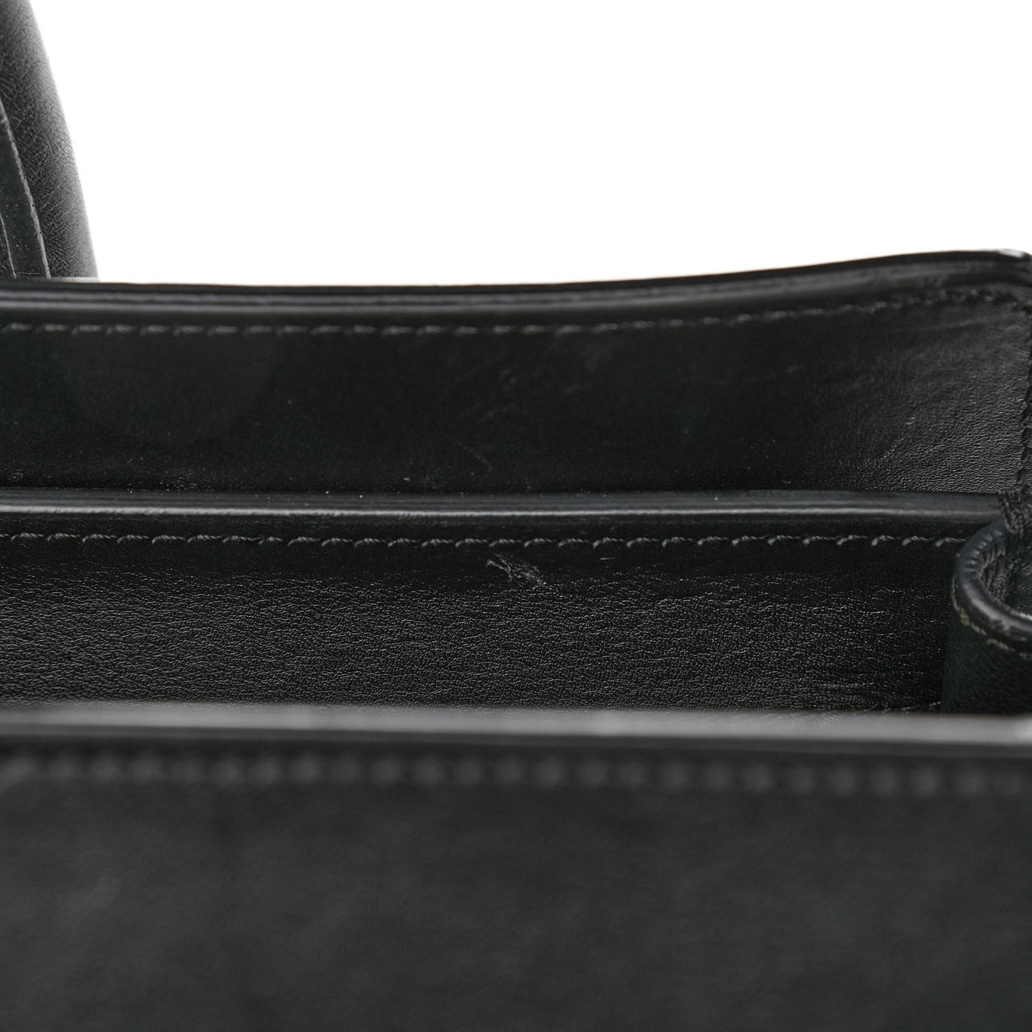 Smooth Calfskin Mini Bi-Color Luggage Grass
