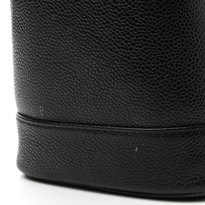Chanel Caviar Vanity Cosmetic Case Black 10 of 11