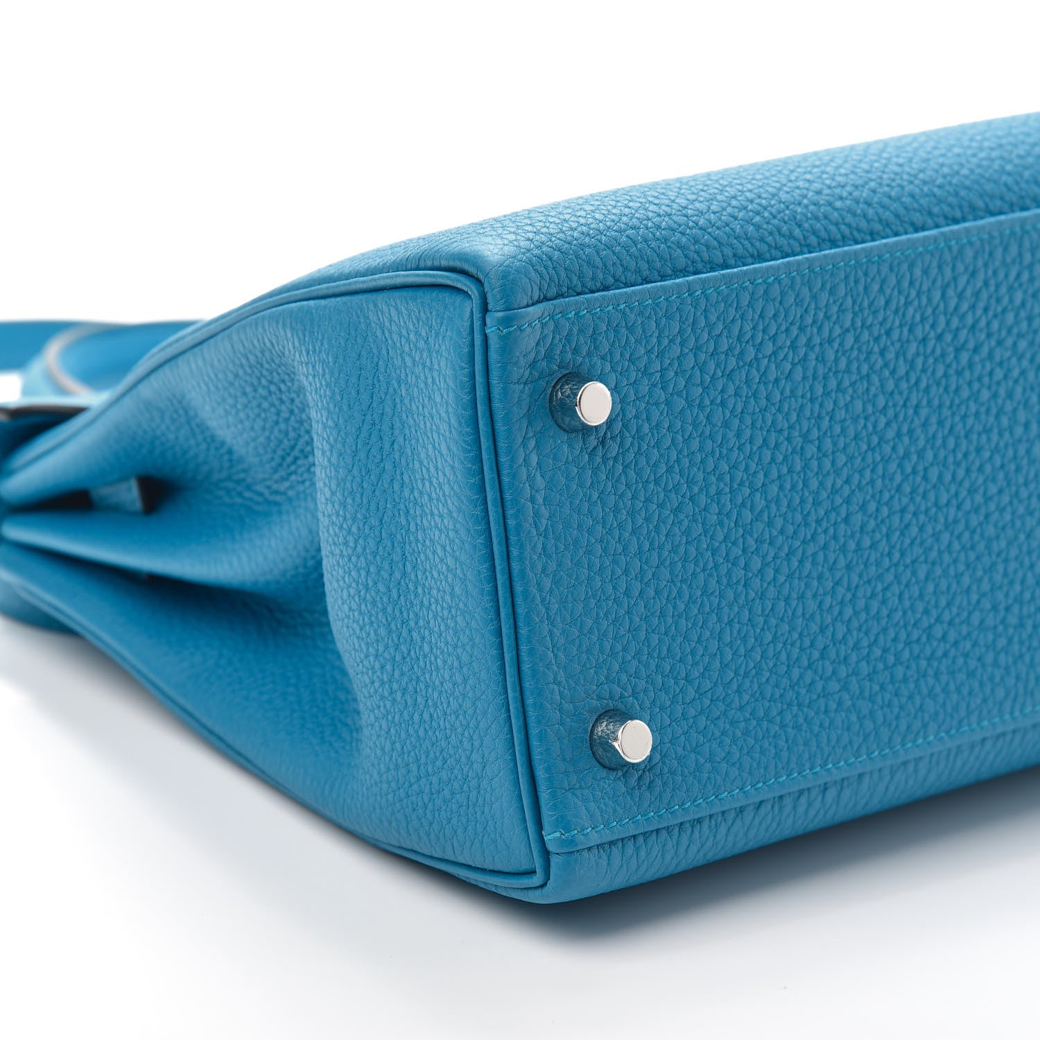 Hermes Togo Kelly Retourne 28 Bleu Zanzibar 8 of 9
