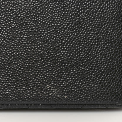 Chanel Caviar Quilted Jumbo Double Flap Black 10 of 13