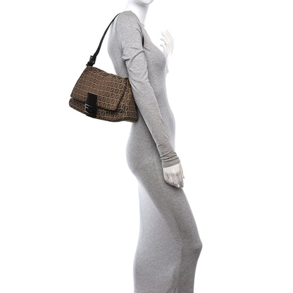Fendi Zucchino Mama Baguette Brown 3 of 9