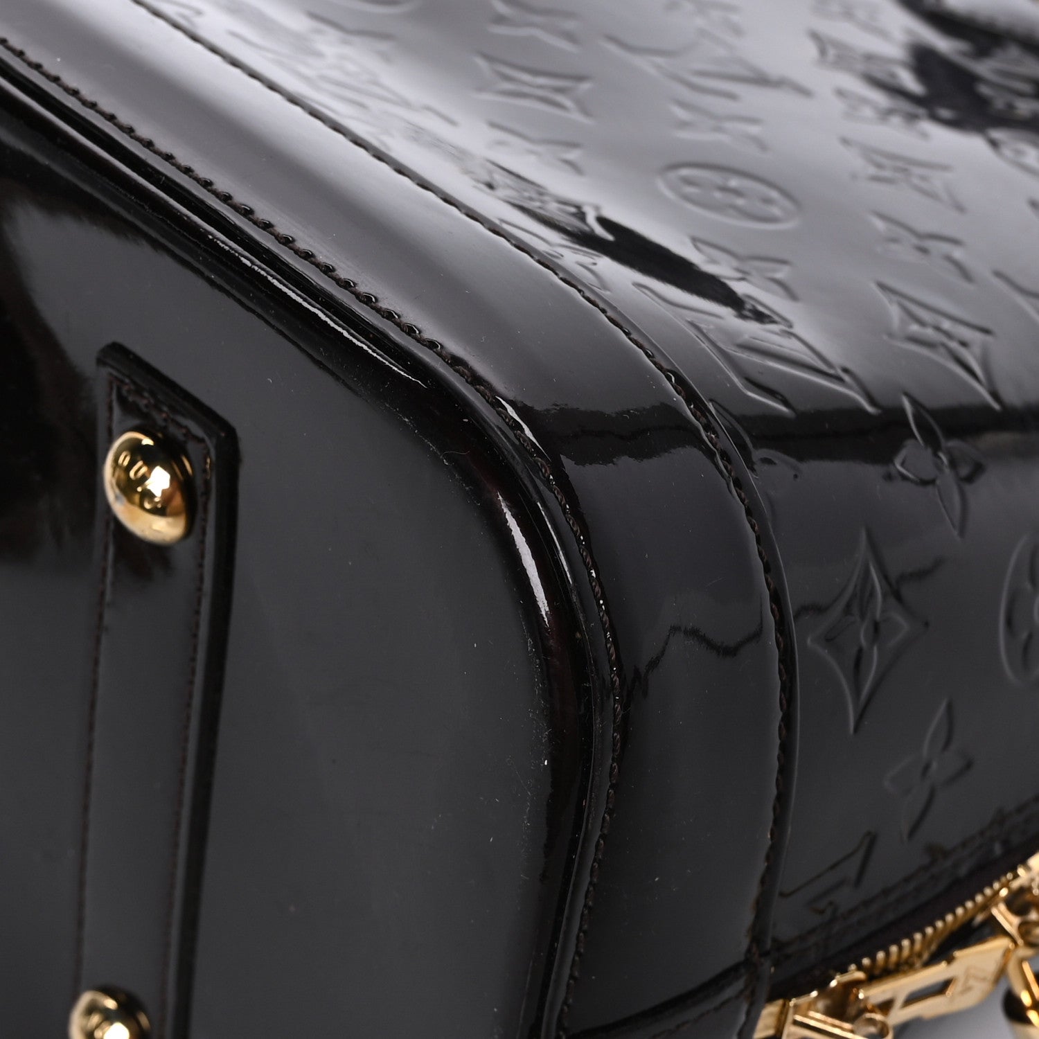 Louis Vuitton Vernis Alma GM Amarante 10 of 10