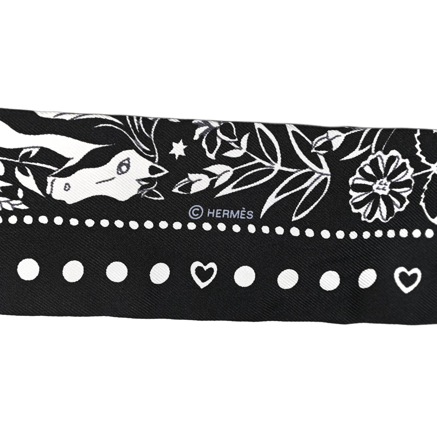 Silk Entre Ciel Et Mer Twilly Black White