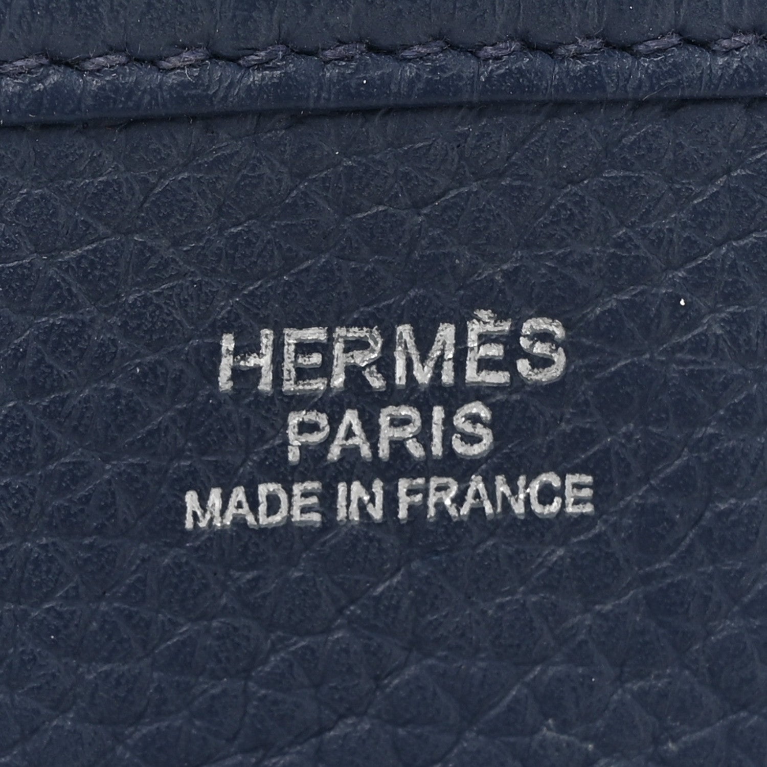 Hermes Taurillon Clemence EVELYNE III PM Deep Blue 6 of 11