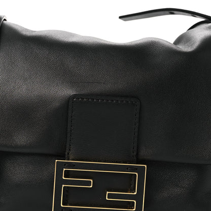 Fendi Shiny Nappa Small Mamma Baguette Black 8 of 11