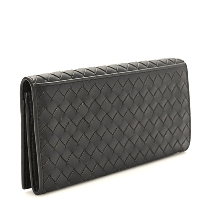 Bottega Veneta Nappa Intrecciato Flap Wallet Black 3 of 7