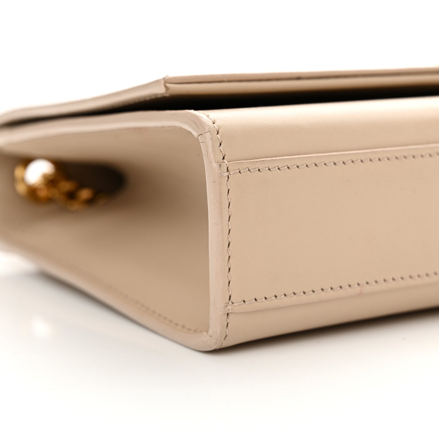 Smooth Calfskin Medium Classic Monogram Kate Tassel Satchel Nude Powder