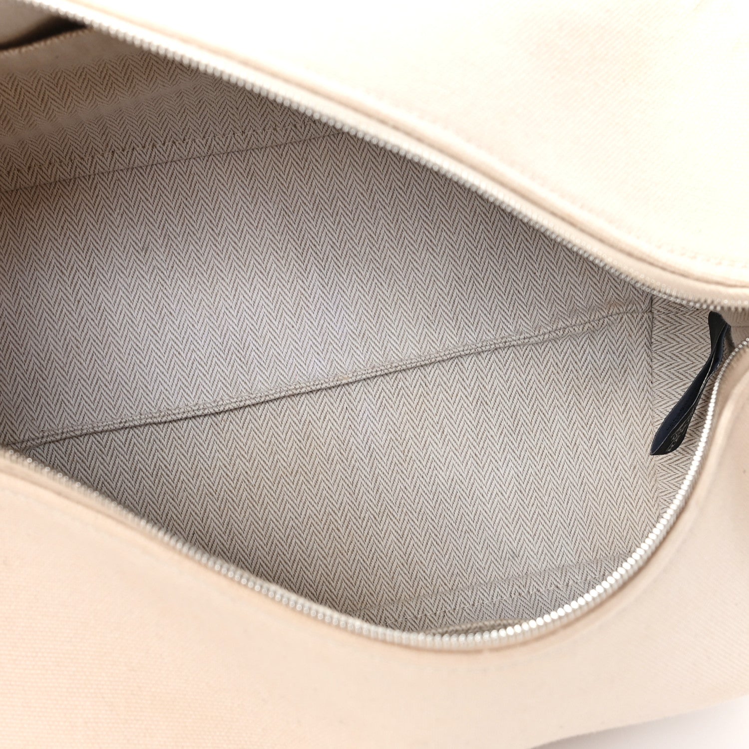 Hermes Canvas Large Bride-A-Brac Pouch Natural Natural 5 of 7