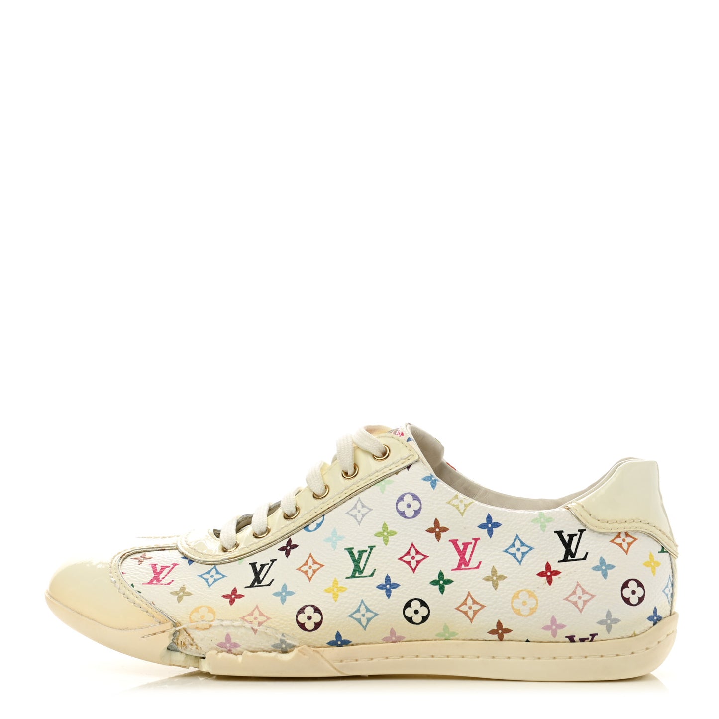 Monogram Multicolor Sneakers 36 White