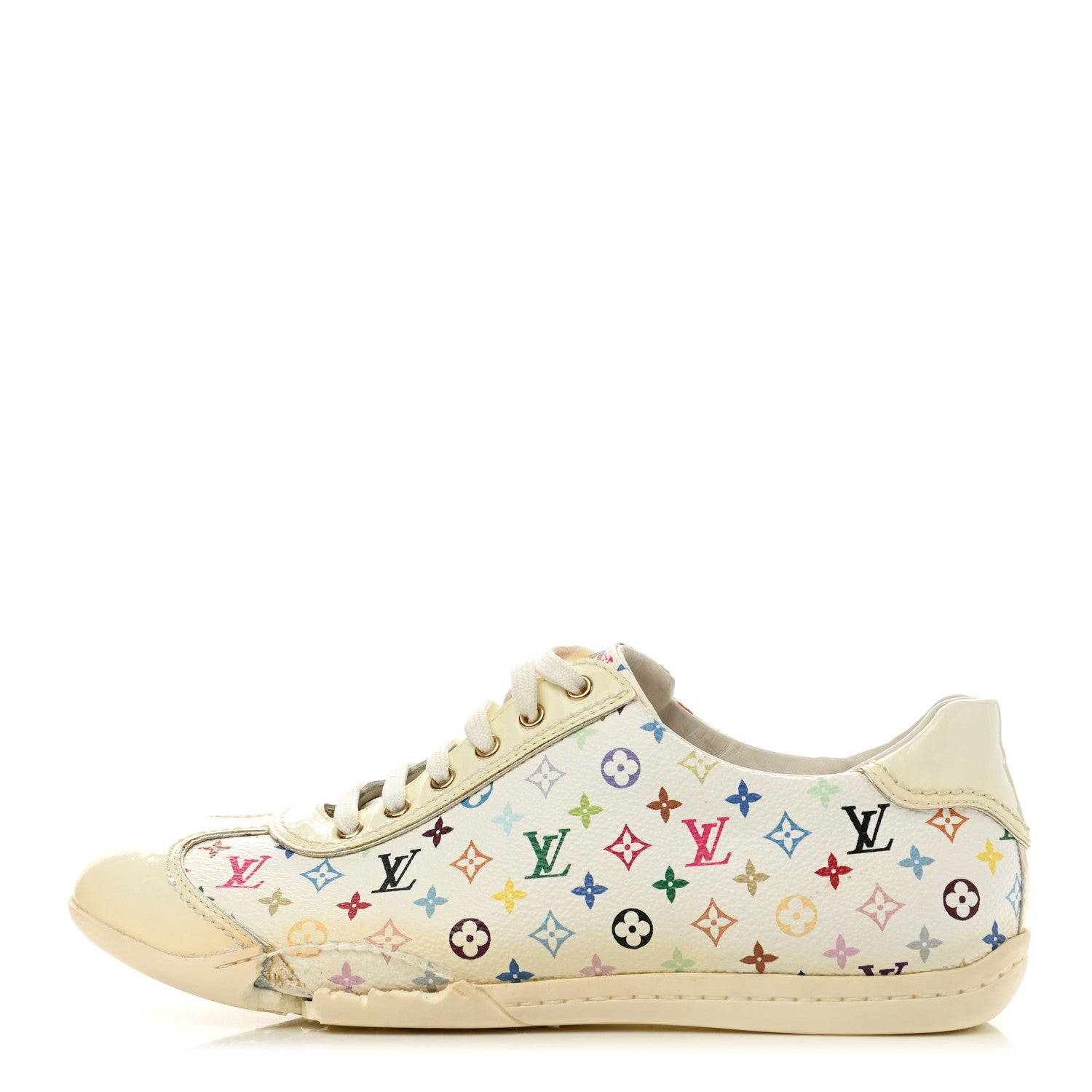 Louis Vuitton Monogram Multicolor Sneakers 36 White 1 of 17