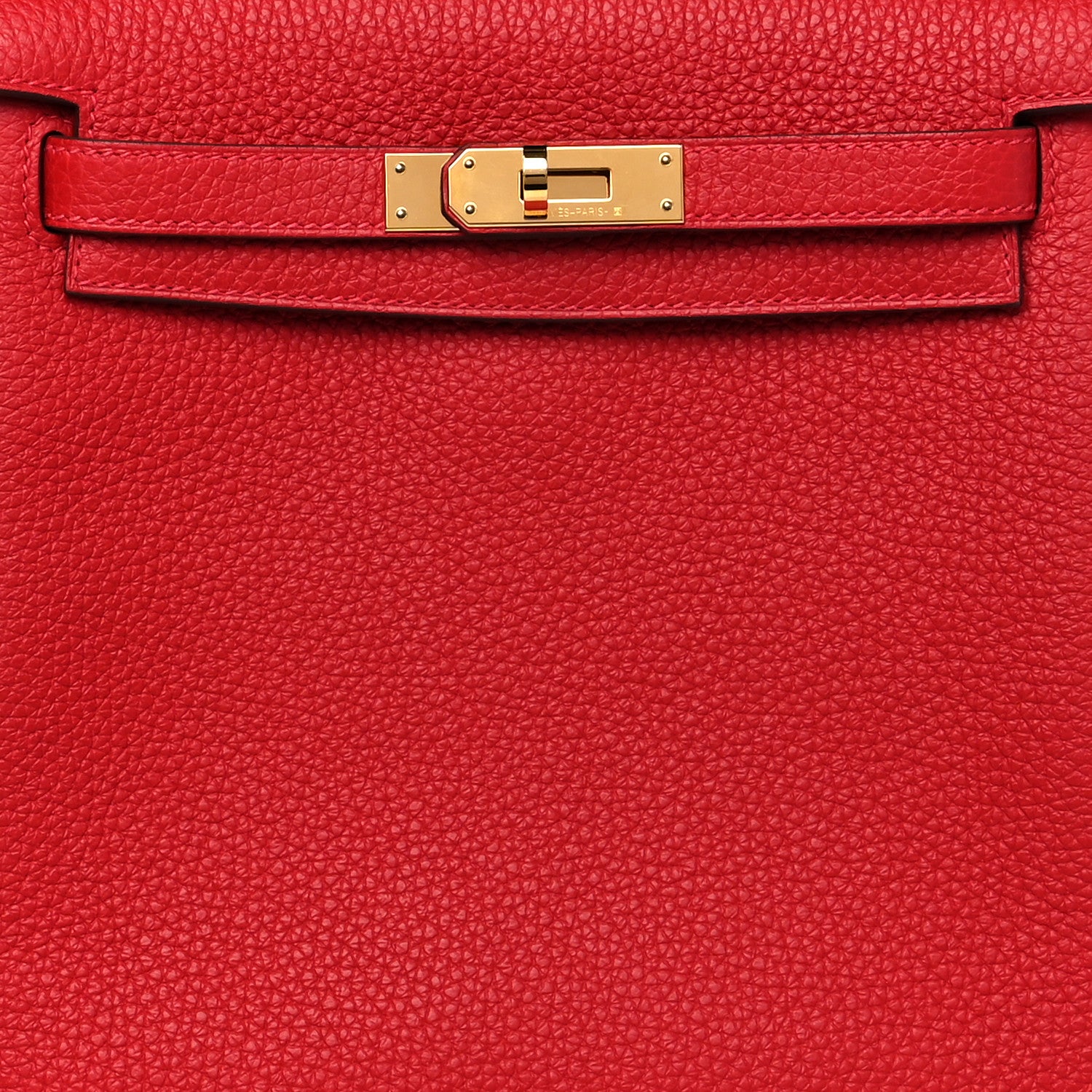 Hermes Taurillon Clemence Kelly Ado Backpack Rouge Casaque 8 of 10