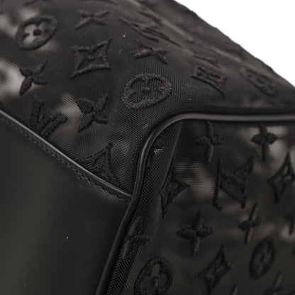 Louis Vuitton Monogram See Through Keepall Bandouliere 50 Black 10 of 11