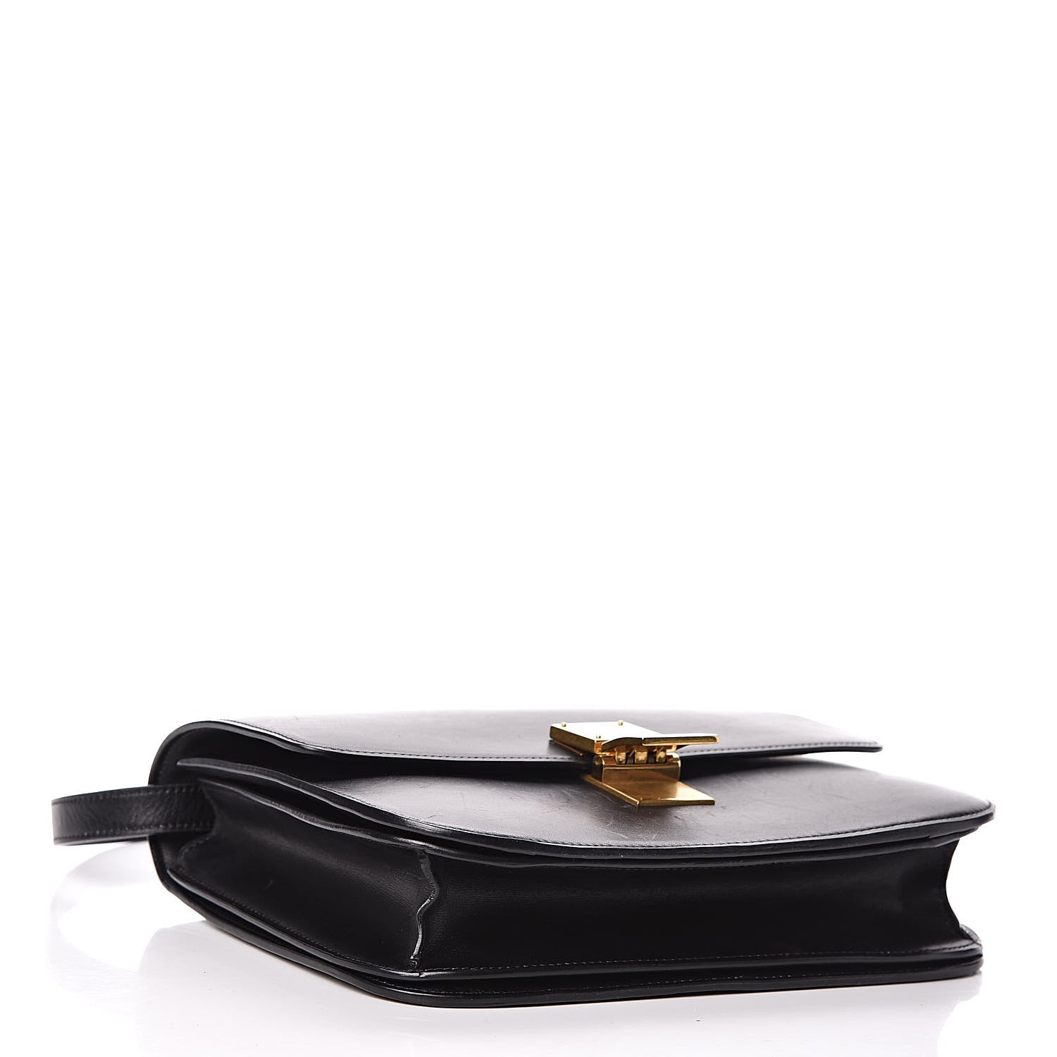 Celine Box Calfskin Medium Classic Box Flap Bag Black 4 of 18