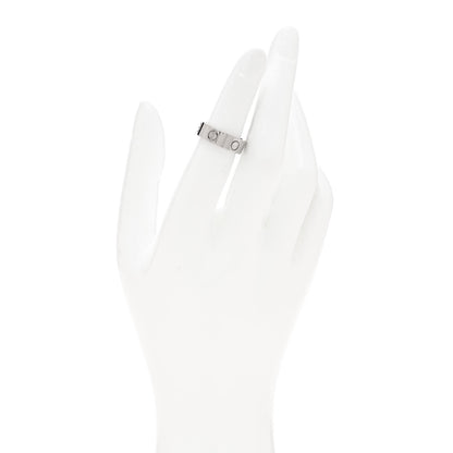Cartier 18K White Gold 5.5mm LOVE Ring 49 4.75 2 of 4