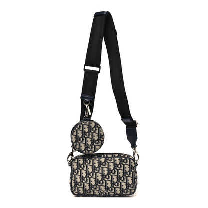 Christian Dior Oblique Calfskin Small Kids' Multifunctional Bag Beige Black 1 of 10
