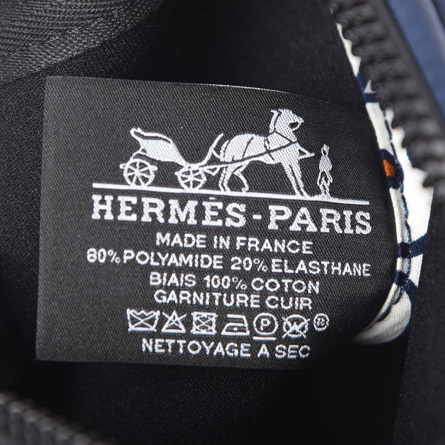 Hermes Neoprene Neobain Small Case Bleu 6 of 6