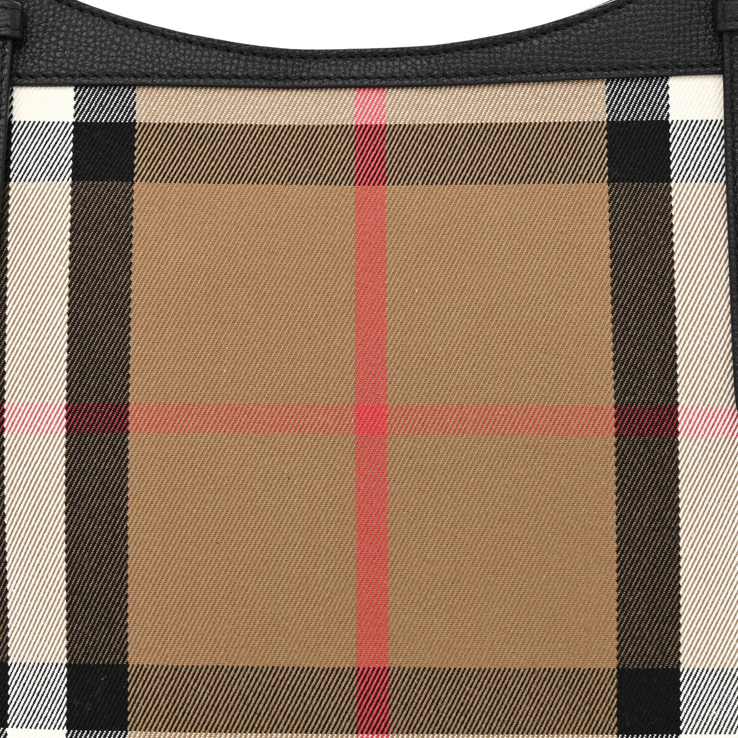 Burberry House Check Small Canterbury Tote Black 9 of 11