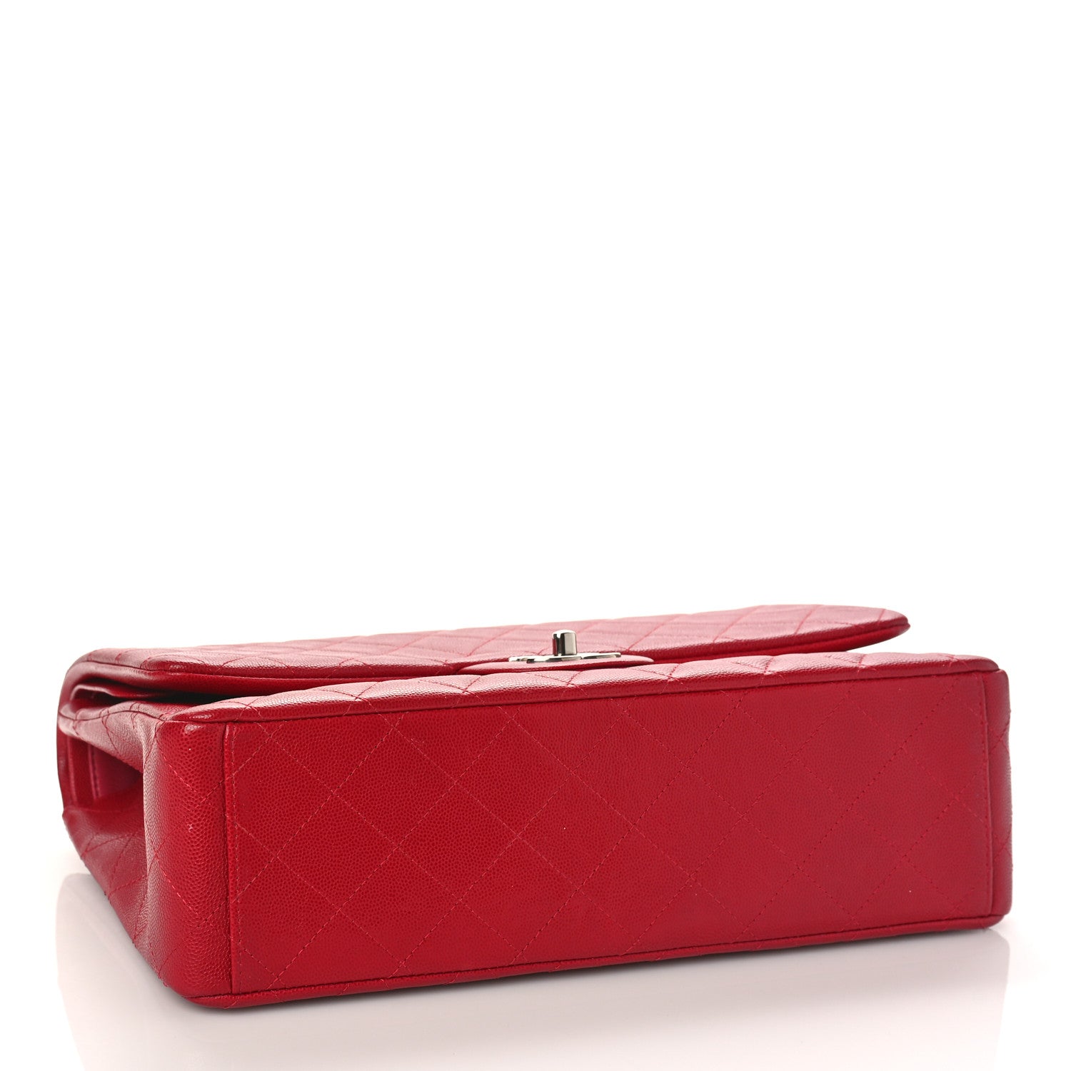 Chanel Caviar Quilted Maxi Double Flap Red 4 of 11
