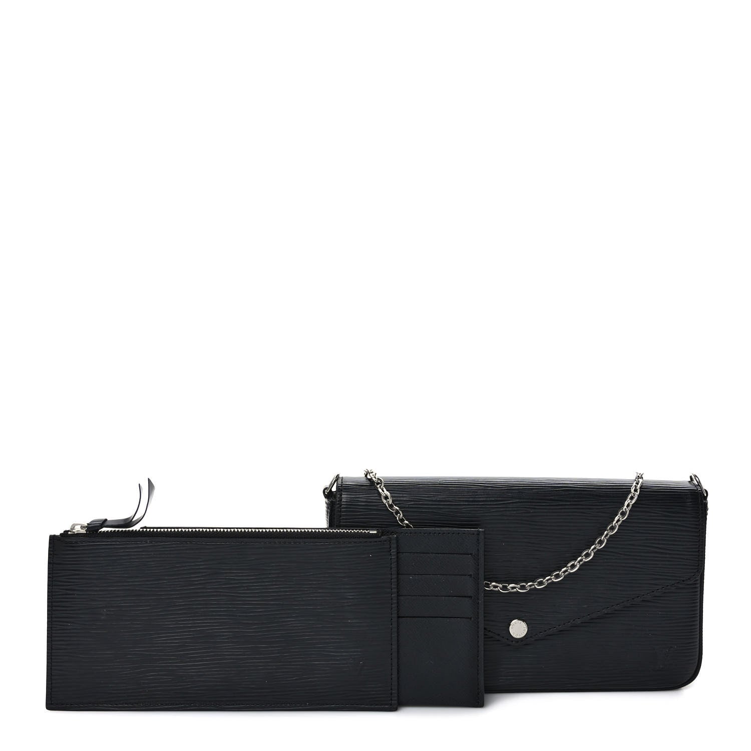 Louis Vuitton Epi Pochette Felicie Black 1 of 10