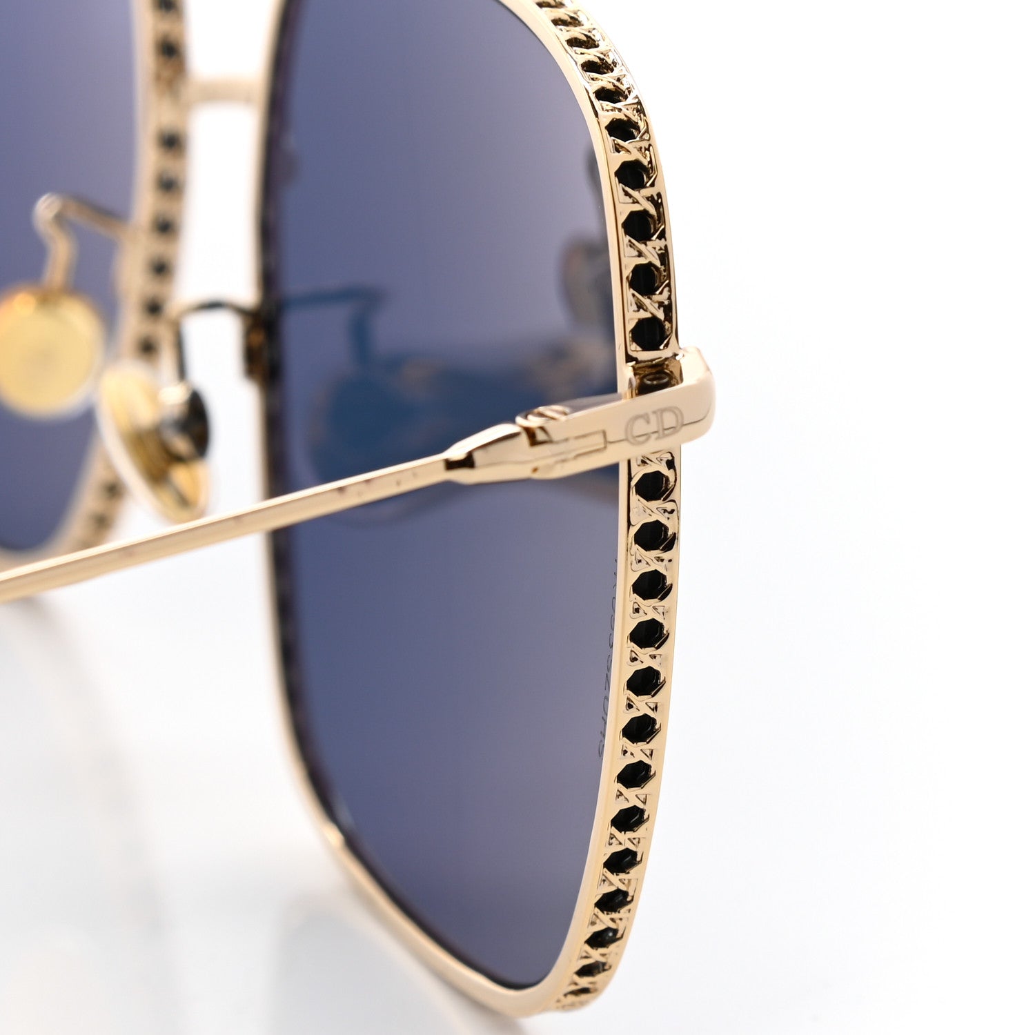 Christian Dior Metal Stellaire 1 Sunglasses Gold 10 of 11