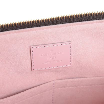 Louis Vuitton Damier Ebene Caissa Tote PM Rose Ballerine 7 of 8