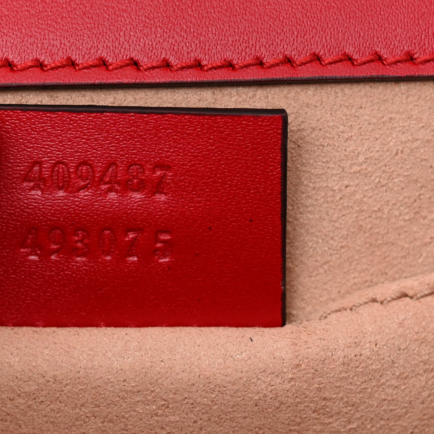 Guccissima Small Padlock Shoulder Bag Hibiscus Red