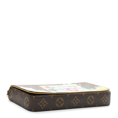Louis Vuitton Monogram 2022 Christmas Animation New York Soho Pochette Felicie Chain Wallet Yellow 5 of 11